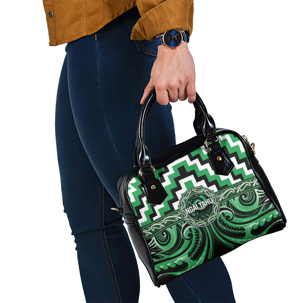 Aotearoa Ngai Tahu Shoulder Handbag Maori Iwi Poutama Puhoro Tattoo