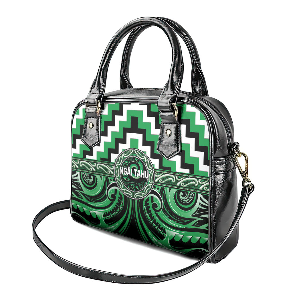 Aotearoa Ngai Tahu Shoulder Handbag Maori Iwi Poutama Puhoro Tattoo