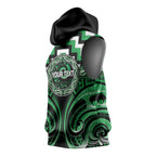 Aotearoa Ngai Tahu Personalised Sleeveless Hoodie Maori Iwi Poutama Puhoro Tattoo