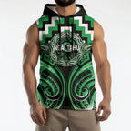 Aotearoa Ngai Tahu Personalised Sleeveless Hoodie Maori Iwi Poutama Puhoro Tattoo