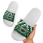 Aotearoa Ngai Tahu Slide Sandals Maori Iwi Poutama Puhoro Tattoo