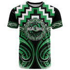Aotearoa Ngai Tahu Personalised T Shirt Maori Iwi Poutama Puhoro Tattoo
