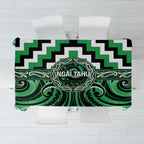 Aotearoa Ngai Tahu Tablecloth Maori Iwi Poutama Puhoro Tattoo