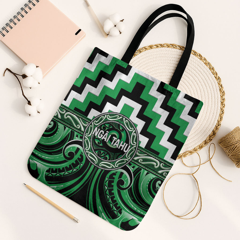 Aotearoa Ngai Tahu Tote Bag Maori Iwi Poutama Puhoro Tattoo