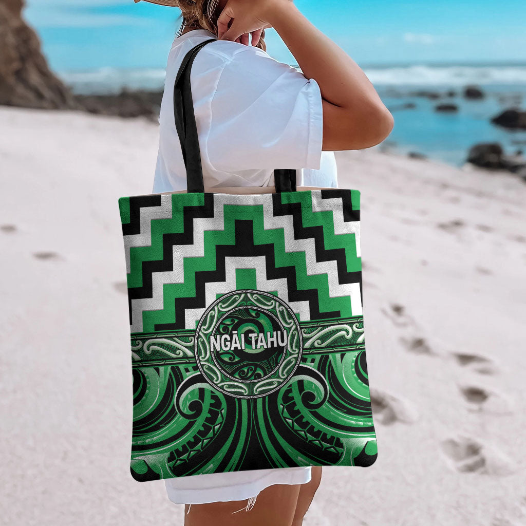 Aotearoa Ngai Tahu Tote Bag Maori Iwi Poutama Puhoro Tattoo
