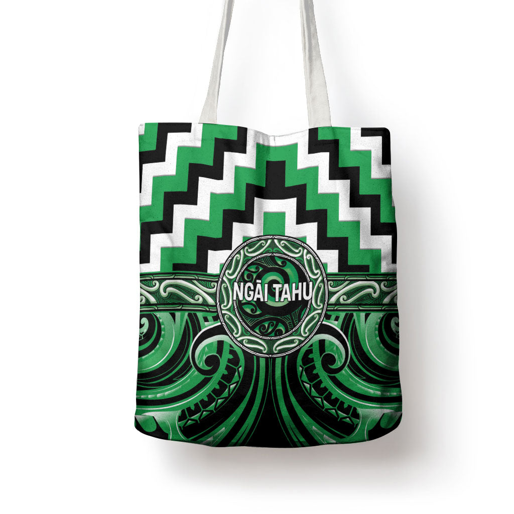 Aotearoa Ngai Tahu Tote Bag Maori Iwi Poutama Puhoro Tattoo