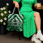 Aotearoa Ngai Tahu Tote Bag Maori Iwi Poutama Puhoro Tattoo
