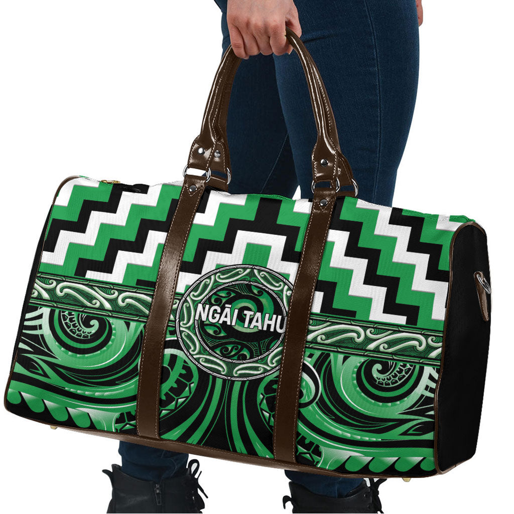 Aotearoa Ngai Tahu Travel Bag Maori Iwi Poutama Puhoro Tattoo
