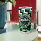 Aotearoa Ngai Tahu Personalised Tumbler Cup Maori Iwi Poutama Puhoro Tattoo