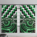 Aotearoa Ngai Tahu Window Curtain Maori Iwi Poutama Puhoro Tattoo