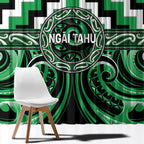 Aotearoa Ngai Tahu Window Curtain Maori Iwi Poutama Puhoro Tattoo