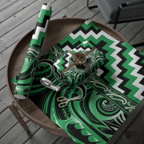 Aotearoa Ngai Tahu Wrapping Paper Maori Iwi Poutama Puhoro Tattoo