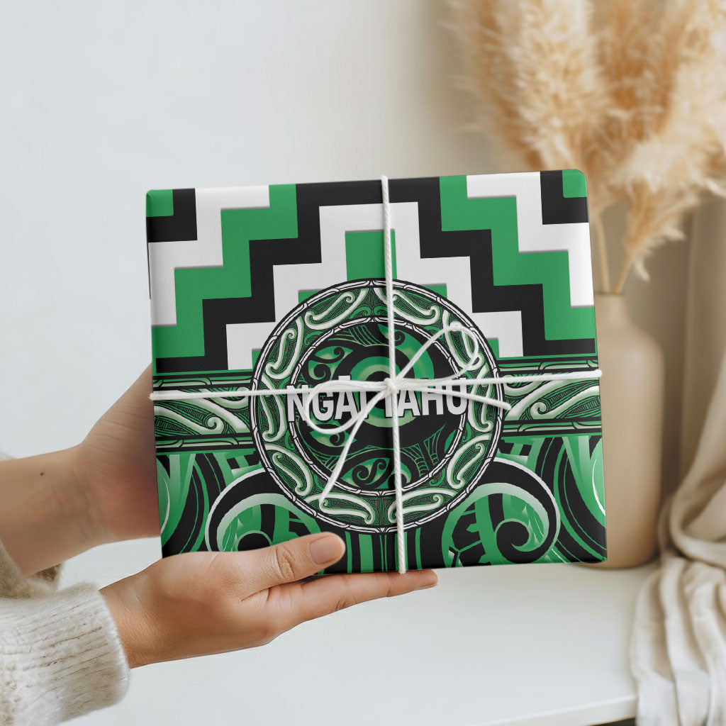 Aotearoa Ngai Tahu Wrapping Paper Maori Iwi Poutama Puhoro Tattoo