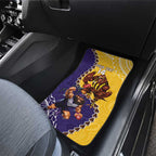 Custom Dockers And Hawks Football Car Mats Aboriginal Mix Polynesian Pattern