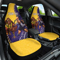 Custom Dockers And Hawks Football Car Seat Cover Aboriginal Mix Polynesian Pattern