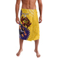 Custom Dockers And Hawks Football Lavalava Aboriginal Mix Polynesian Pattern