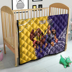 Custom Dockers And Hawks Football Quilt Aboriginal Mix Polynesian Pattern