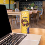 Dockers And Hawks Football Skinny Tumbler Aboriginal Mix Polynesian Pattern