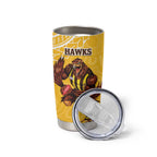 Dockers And Hawks Football Tumbler Cup Aboriginal Mix Polynesian Pattern