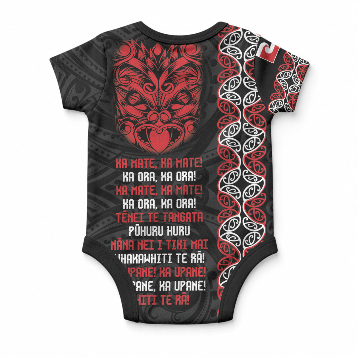 Aotearoa Toitu Te Tiriti Baby Onesie Honour The Treaty Maori Haka