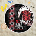 Aotearoa Toitu Te Tiriti Beach Blanket Honour The Treaty Maori Haka