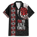 Aotearoa Toitu Te Tiriti Family Matching Mermaid Dress and Hawaiian Shirt Honour The Treaty Maori Haka