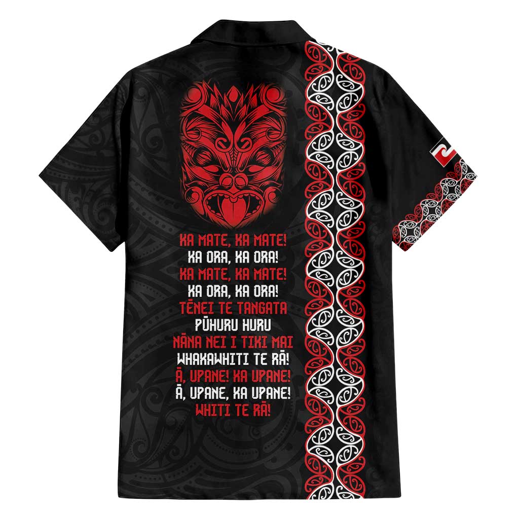 Aotearoa Toitu Te Tiriti Family Matching Off Shoulder Short Dress and Hawaiian Shirt Honour The Treaty Maori Haka