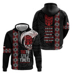 Aotearoa Toitu Te Tiriti Hoodie Honour The Treaty Maori Haka