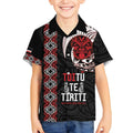 Aotearoa Toitu Te Tiriti Kid Hawaiian Shirt Honour The Treaty Maori Haka