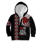 Aotearoa Toitu Te Tiriti Kid Hoodie Honour The Treaty Maori Haka