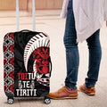 Aotearoa Toitu Te Tiriti Luggage Cover Honour The Treaty Maori Haka