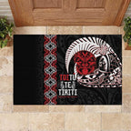 Aotearoa Toitu Te Tiriti Rubber Doormat Honour The Treaty Maori Haka