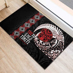 Aotearoa Toitu Te Tiriti Rubber Doormat Honour The Treaty Maori Haka