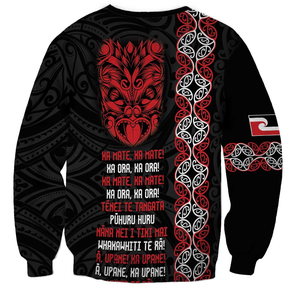 Aotearoa Toitu Te Tiriti Sweatshirt Honour The Treaty Maori Haka