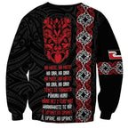 Aotearoa Toitu Te Tiriti Sweatshirt Honour The Treaty Maori Haka