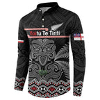 Aotearoa Toitu Te Tiriti Button Sweatshirt Stand Together! Stand Stronger! - NZ Tiki