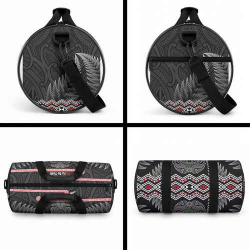 Aotearoa Toitu Te Tiriti Duffle Bag Stand Together Stand Stronger NZ Tiki