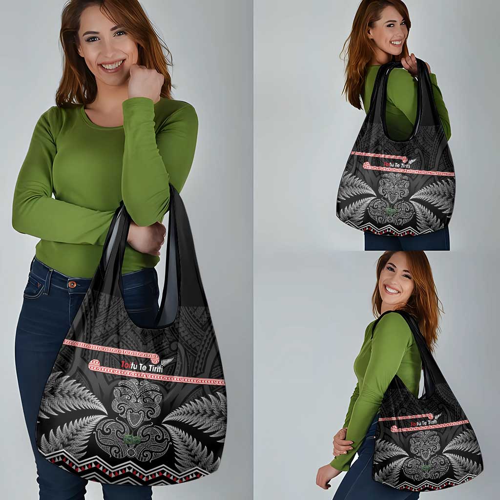 Aotearoa Toitu Te Tiriti Grocery Bag Stand Together! Stand Stronger! - NZ Tiki