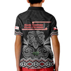 Aotearoa Toitu Te Tiriti Kid Polo Shirt Stand Together! Stand Stronger! - NZ Tiki