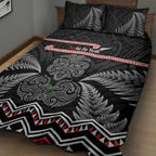Aotearoa Toitu Te Tiriti Quilt Bed Set Stand Together! Stand Stronger! - NZ Tiki