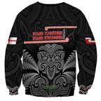 Aotearoa Toitu Te Tiriti Sweatshirt Stand Together! Stand Stronger! - NZ Tiki