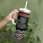 Aotearoa Toitu Te Tiriti Tumbler With Handle Stand Together! Stand Stronger! - NZ Tiki