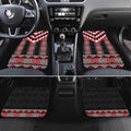 Red Taniko Aotearoa Car Mats Niho Taniwha Mix Poutama LT14