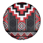 Red Taniko Aotearoa Spare Tire Cover Niho Taniwha Mix Poutama LT14