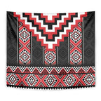Red Taniko Aotearoa Tapestry Niho Taniwha Mix Poutama LT14