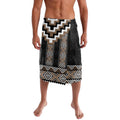 Brown Taniko Aotearoa Lavalava Niho Taniwha Mix Poutama LT14
