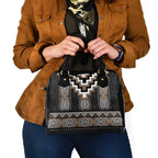 Brown Taniko Aotearoa Shoulder Handbag Niho Taniwha Mix Poutama LT14