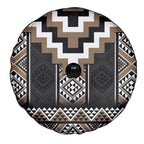 Brown Taniko Aotearoa Spare Tire Cover Niho Taniwha Mix Poutama LT14