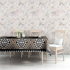 Brown Taniko Aotearoa Tablecloth Niho Taniwha Mix Poutama LT14