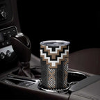 Brown Taniko Aotearoa Tumbler Cup Niho Taniwha Mix Poutama LT14